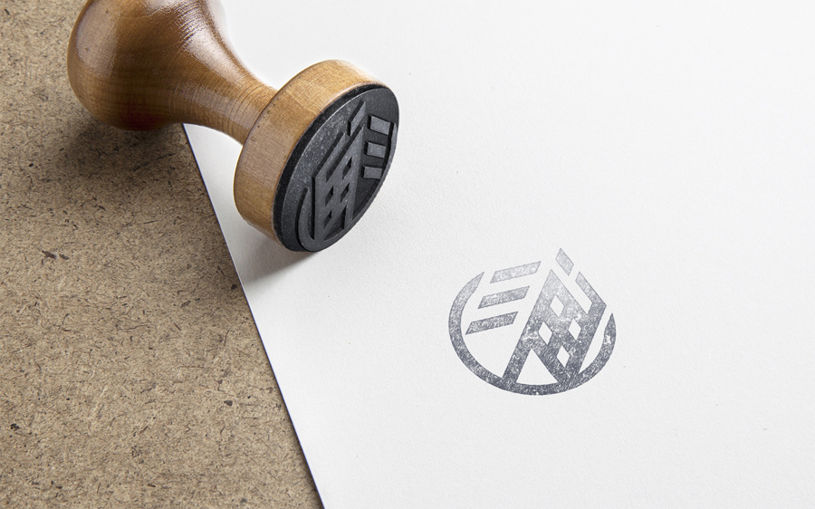 潤邦工程logo設(shè)計